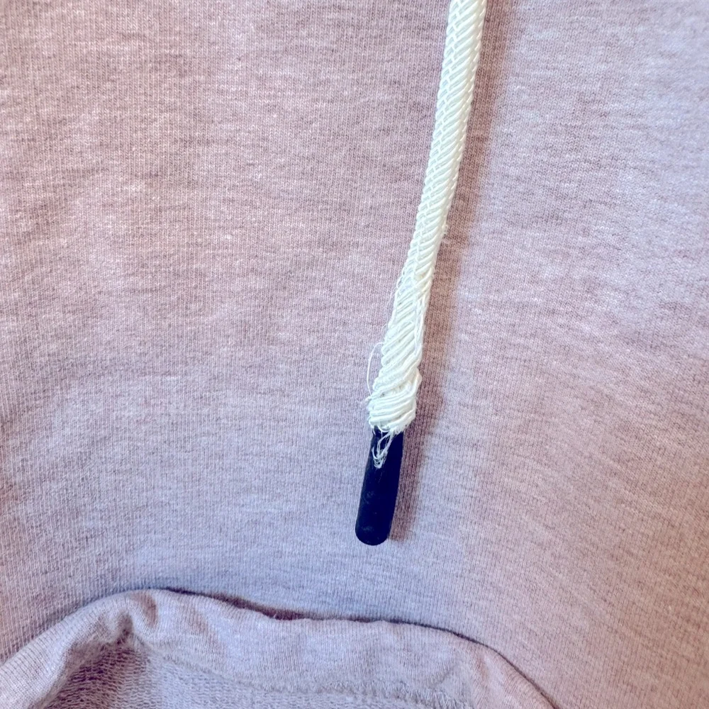 VARLEY Atlas Zip-Detailed Mélange Cotton-Blend Jersey Sweatshirt. Large. Rose. - Picture 5 of 10